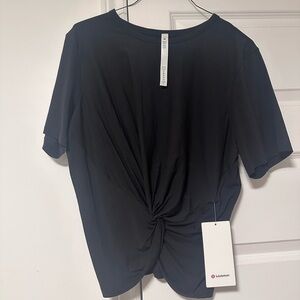 Lululemon Black Crescent Tee NWT